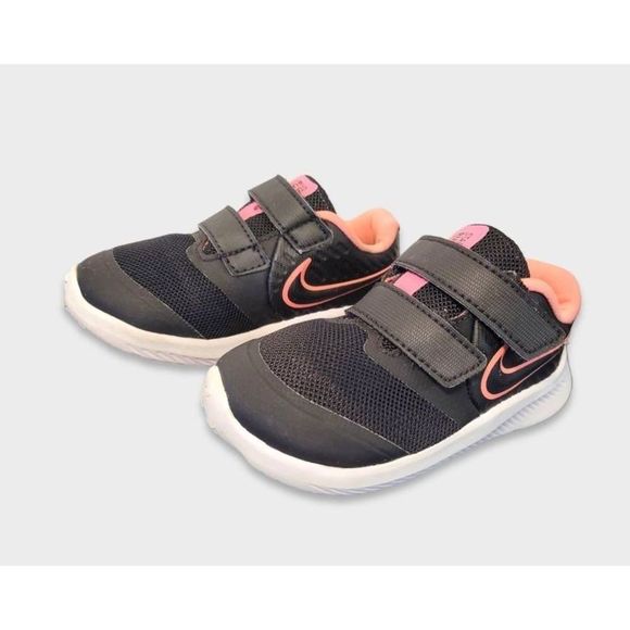Nike Other - Nike Star Runner 2 Textile Kids Trainers AT1803-002 Black US 7C UK 6.5 EUR 23.5